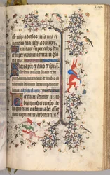 Stundenbuch von Karl dem Edlen, König von Navarra 1361-1425: fol. 194r, Text, um 1405