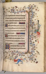 Stundenbuch von Karl dem Edlen, König von Navarra 1361-1425: fol. 218r, Text, um 1405