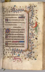 Stundenbuch von Karl dem Edlen, König von Navarra 1361-1425: fol. 219r, Text, um 1405