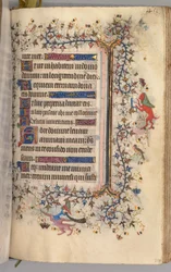 Stundenbuch von Karl dem Edlen, König von Navarra 1361-1425: fol. 220r, Text, ca. 1405