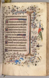 Stundenbuch von Karl dem Edlen, König von Navarra 1361-1425: fol. 221r, Text, um 1405