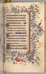 Stundenbuch von Karl dem Edlen, König von Navarra 1361-1425: fol. 227r, Text, um 1405
