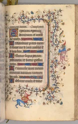Stundenbuch von Karl dem Edlen, König von Navarra 1361-1425: fol. 230r, Text, um 1405