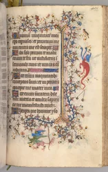 Stundenbuch von Karl dem Edlen, König von Navarra 1361-1425: fol. 240r, Text, ca. 1405