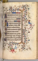 Stundenbuch von Karl dem Edlen, König von Navarra 1361-1425: fol. 242r, Text, ca. 1405