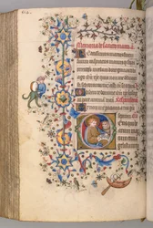 Stundenbuch von Karl dem Edlen, König von Navarra 1361-1425: fol. 271v, St. Markus, ca. 1405