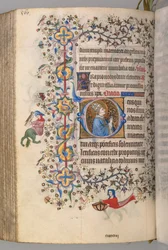 Stundenbuch von Charles dem Edlen, König von Navarra 1361-1425, fol. 274v, St. Clemens, ca. 1405