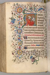 Stundenbuch von Karl dem Edlen, König von Navarra 1361-1425, fol. 275v, St. Vincent, ca. 1405