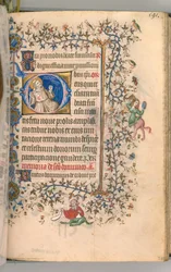 Stundenbuch von Karl dem Edlen, König von Navarra 1361-1425, fol. 290r, St. Franziskus, um 1405