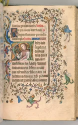 Stundenbuch von Karl dem Edlen, König von Navarra 1361-1425, fol. 292r, St. Fiacre, ca. 1405