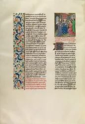 Der König von Frankreich sendet einen Boten zum König von Spanien