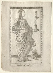 Klugheit (aus der Tarocchi-Serie B: Kosmische Prinzipien & Tugenden, #35)