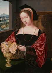 Eine Dame liest (Heilige Maria Magdalena), ca. 1530