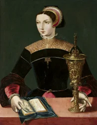 Die heilige Magdalena beim Lesen