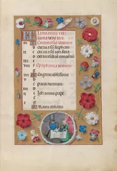 Stundenbuch der Königin Isabella der Katholischen, Königin von Spanien: Fol. 2r, Januar - Fest