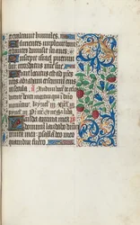Stundenbuch Gebrauch von Rouen: fol. 108r, um 1470
