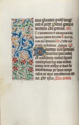 Stundenbuch Gebrauch von Rouen: fol. 14v, um 1470