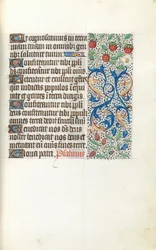 Stundenbuch Gebrauch von Rouen: fol. 42r, ca. 1470