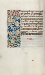 Stundenbuch Gebrauch von Rouen: fol. 63v, ca. 1470