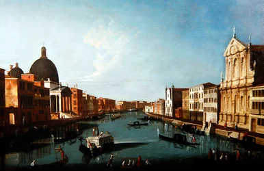 Eine venezianische Kanalszene