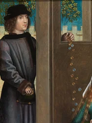 Detail der Barmherzigkeit des Heiligen Nikolaus, vom Altar des Heiligen Nikolaus