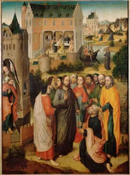 Leben des Heiligen Petrus: Jesus übergibt die Schlüssel an den Heiligen Petrus