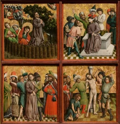 Altarbild mit der Passion Christi, um 1440er