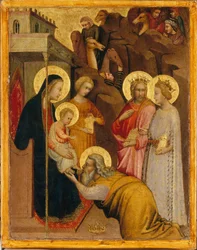 Die Anbetung der Könige, ca. 1400-10