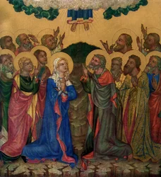 Himmelfahrt, um 1350