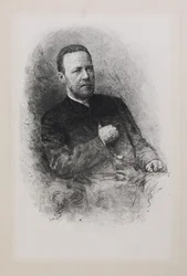Porträt des Historikers und Journalisten Sergey Nikolayevich Shubinsky 1834-1913, 1900er