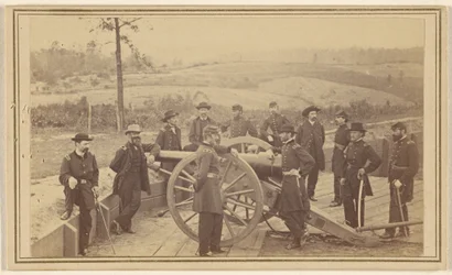 [General Sherman und sein Stab vor Atlanta, 19. Juli 1864]