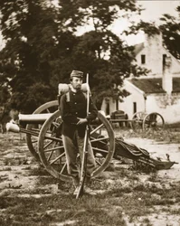 D.W.C. Arnold, ein Soldat der Unionsarmee, nahe Harper