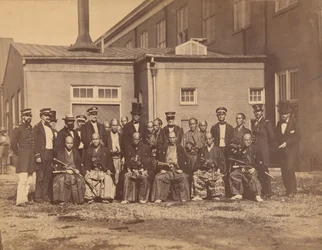 [Japanische Botschaft, Navy Yard, Washington, DC], 1860