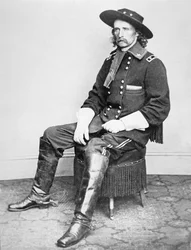Porträt von General Armstrong Custer (1839-1876)