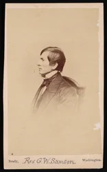 Porträt von Rev. George Whitefield Samson 1819-1896, vor 1896