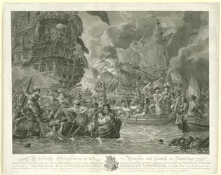 Der niederländische Überfall auf die Medway und die Eroberung der Royal Charles, 1667