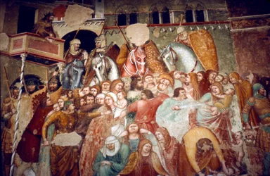 Der Kindermord von Bethlehem, Fresko in der Kirche Sant