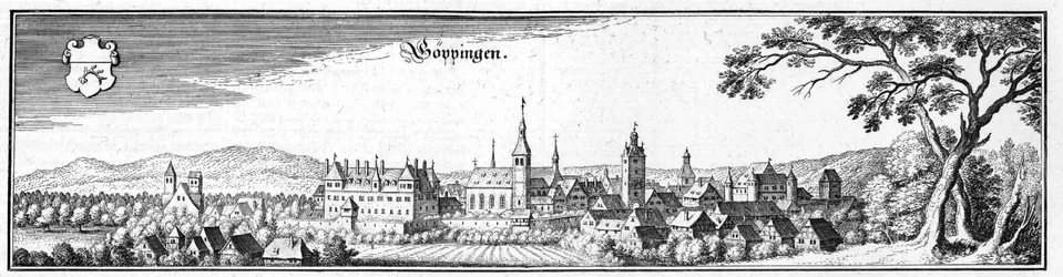 Göppingen - Auszug aus Topographia Sueviae (Schwaben)
