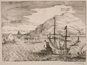 Über die Landung der Holländer auf der Kokosinsel