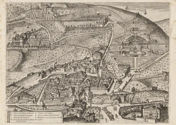 Ansicht von Frascati und Umgebung