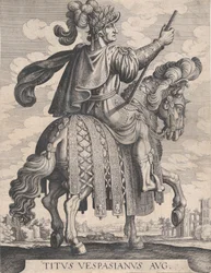 Platte 10: Kaiser Titus zu Pferd, aus 