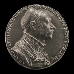 Lorenz Staiber, 1485-1539, Patrizier von Nürnberg, Schriftsteller und Redner [Vorderseite], 1535