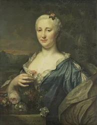 Porträt von Agnes Margaretha Albinus, Frau von Coenraad van Heemskerck