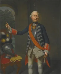 Porträt von Friedrich Wilhelm Ernst, Graf von Schaumburg-Lippe 1724-1777, 1763