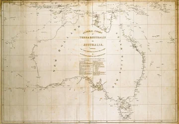 Karte von Terra Australis (Australien)