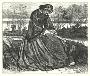 Das Wrack vor Calais (Gravur)