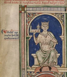 Wilhelm I. aus der Historia Anglorum, Chronica majora