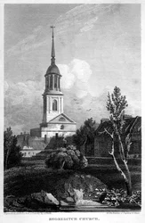 Shoreditch Kirche, London, 1815