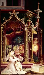 Konzert der Engelmusiker in der Geburt Christi (Detail)