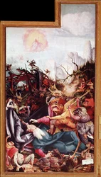 Die Versuchung des heiligen Antonius des Großen, Altarbild von Issenheim